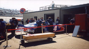 Jerry's Car going through Inspection Before the Race