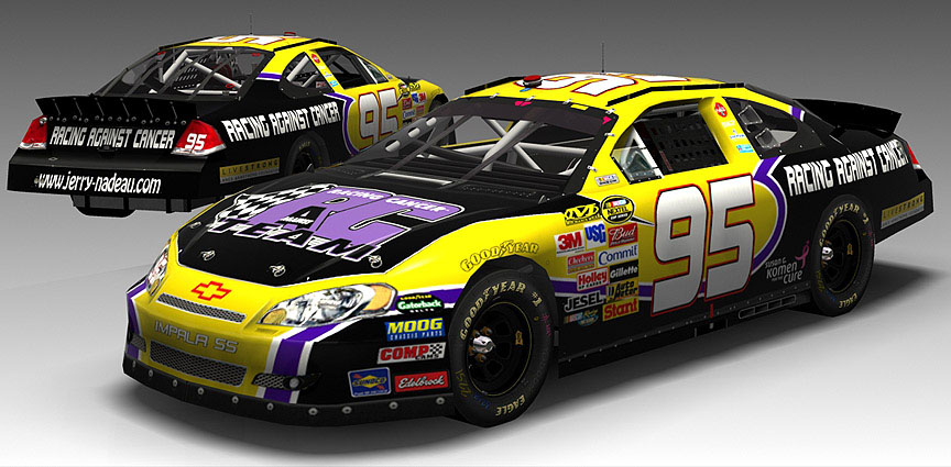 #95 Racing Against Cancer Team IMPALA SS / Design by: PeterJF50 www.simcarpainting.net